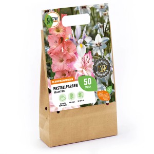 GROW by OBI Blumenzwiebeln Pastellfarben-Kollektion, Höhe 50-100cm, für Beet und Kübel.