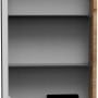 Offener Fackelmann Spiegelschrank SBC Asteiche 40 cm mit zwei Einlegeböden.