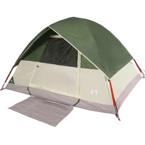 vidaXL Kuppel-Campingzelt 3 Personen Grün Wasserdicht 94695