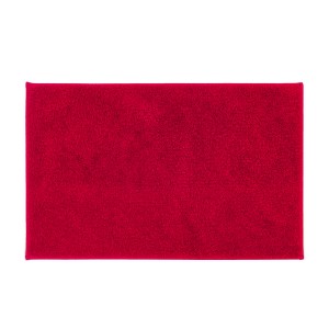 Floordirekt Badematte Nasa Waschbar Verstärkte Kanten Rot 50 x 80 cm