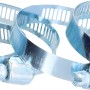 4er Set Schlauchschellen (40-60mm) aus verzinktem Metall für Schläuche und Manschetten.