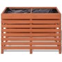 Brauner vidaXL Blumenkasten aus Holz, 100x50x71 cm, ideal für Garten, Balkon oder Terrasse.
