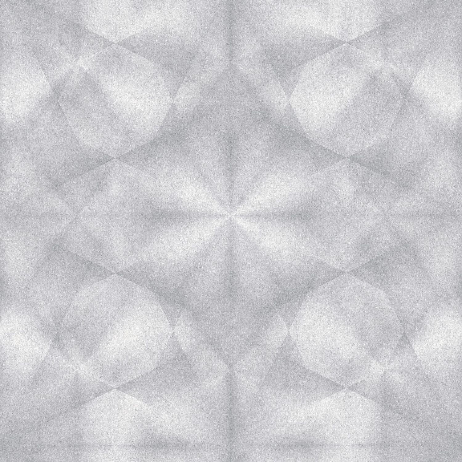 PROFHOME 386922-GU 3D Tapete Grafisch schimmernd Grau hell-Grau Silber 0,53 günstig online kaufen