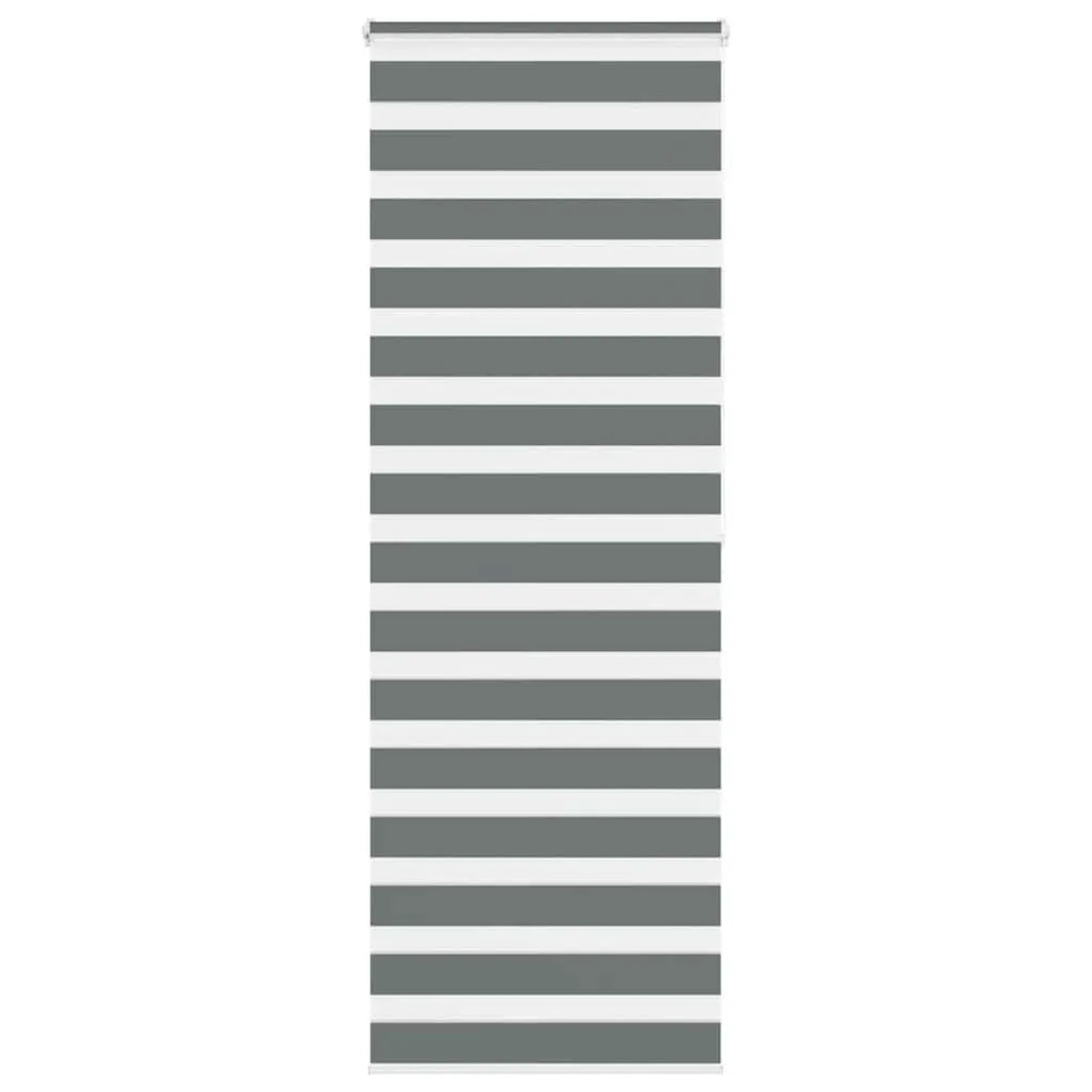 vidaXL Doppelrollo Dunkelgrau 80x200 cm Stoffbreite 75,9 cm Polyester 40141 günstig online kaufen