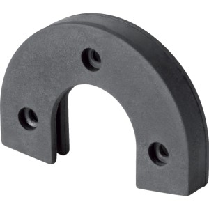 Geberit Mepla Schalldämmunterlage für geraden Anschluss, EPDM-Kautschuk, zur Geräuschdämmung.