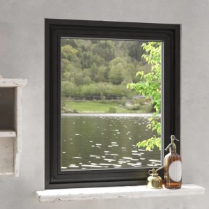 vidaXL Magnet-Insektenschutz für Fenster Anthrazit 100x120 cm 153852
