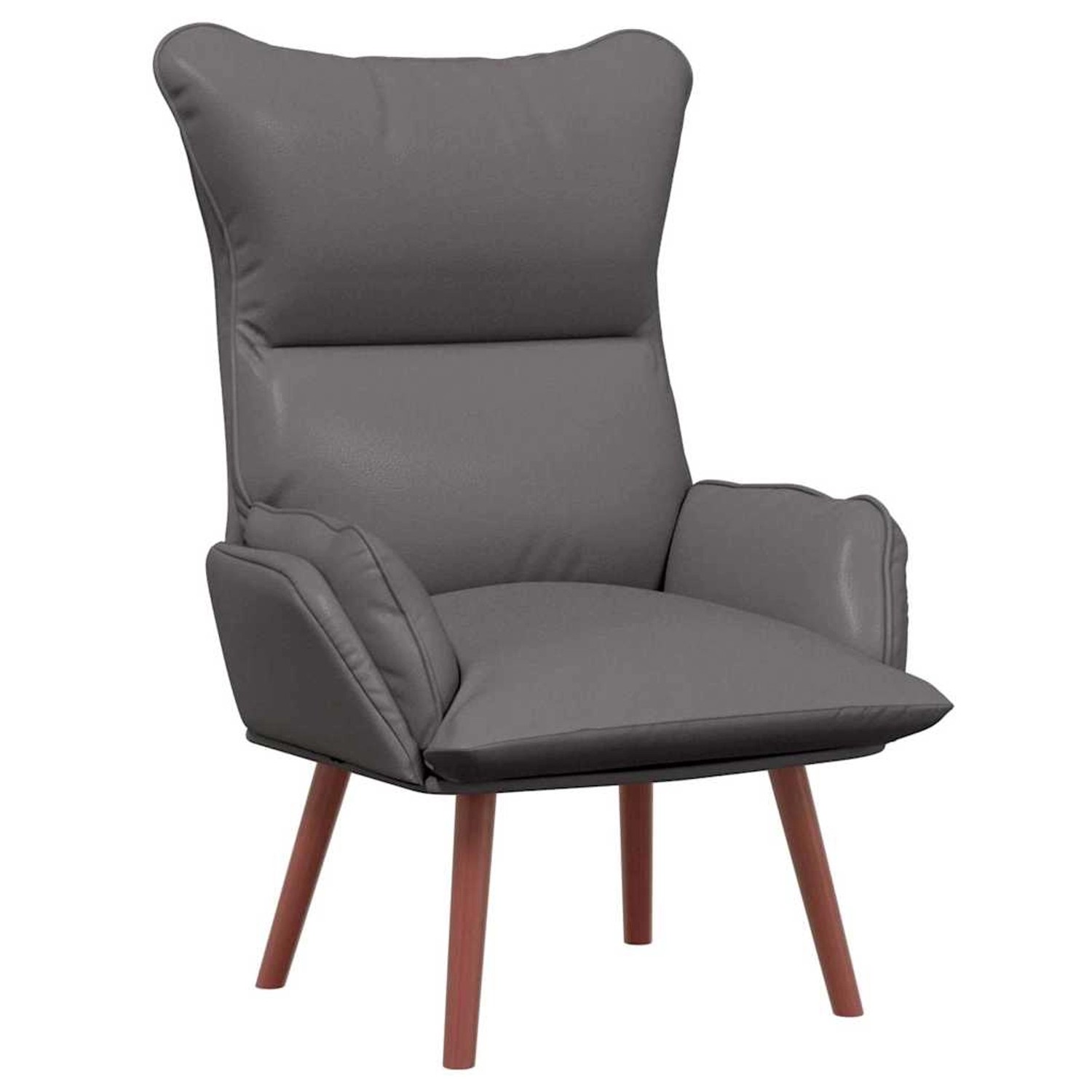 vidaXL Relaxsessel Grau 69 x 74 x 93 cm Kunstleder 42001859 günstig online kaufen