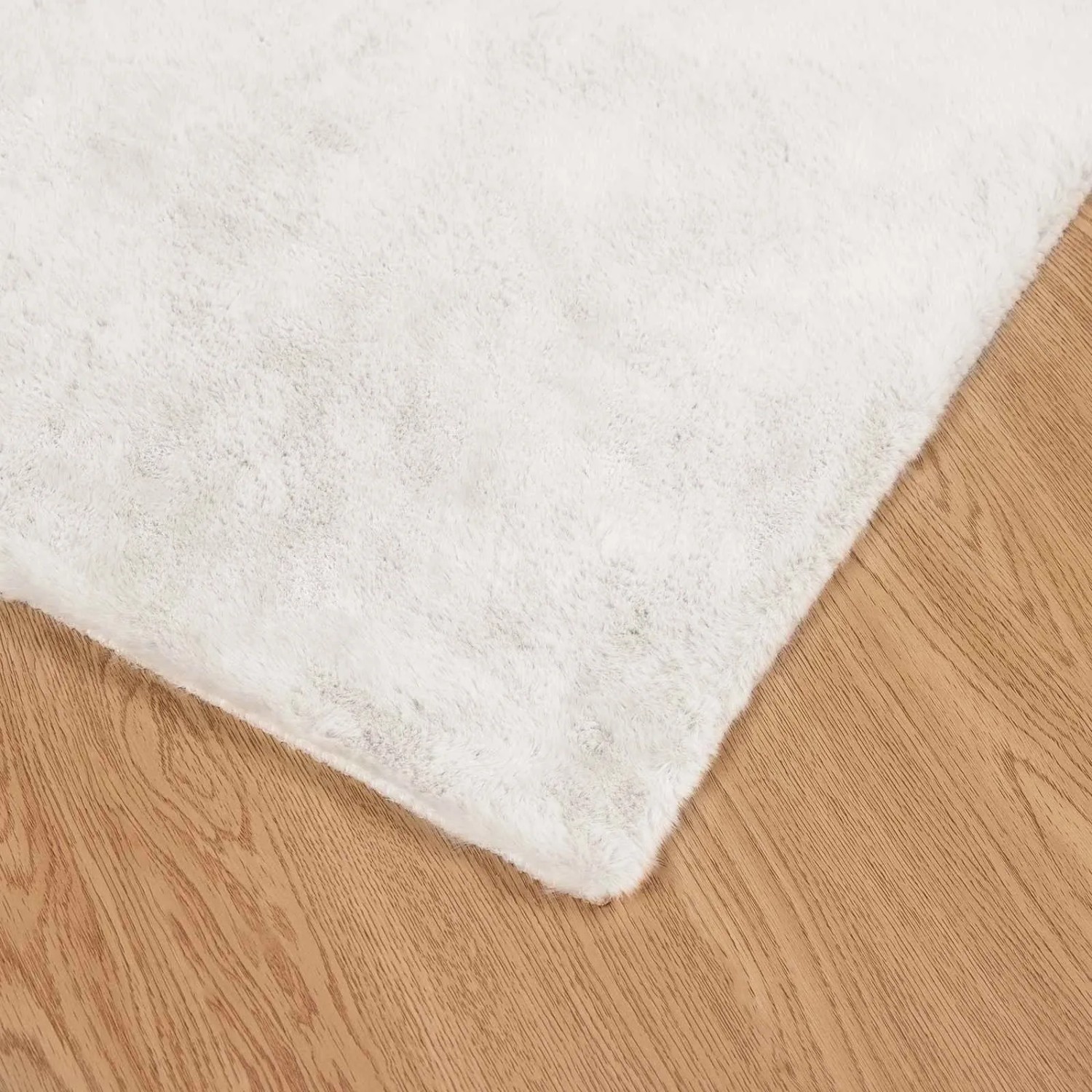 vidaXL Kunstfell Hasen Teppich Olite Creme 120 x 170 cm Polyester 42021658_7