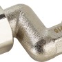 S-Anschluss 21 mm x 24,6 mm aus Rotguss für Heizungsinstallationen.
