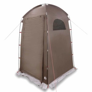 vidaXL Duschzelt Braun Wasserfest 4009477