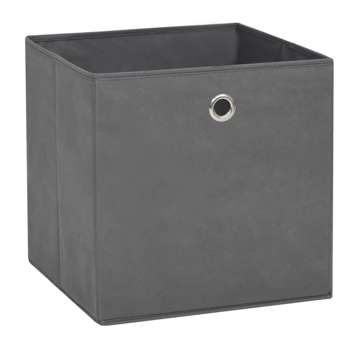 vidaXL Aufbewahrungsboxen 10 Stk Vliesstoff 28x28x28 cm Grau 325193
