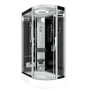 AquaVapore Duschkabine D60-73T3R, 80x120 cm, mit Dampfsauna und Regendusche.