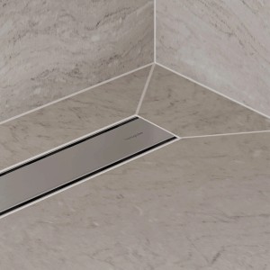 Hansgrohe Duschrinne-Set RainDrain Allround 80 cm Silber