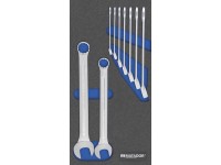 IRIMO Maulschlüssel-Set, 12-teilig – Aus Stahllegierung Für Werkstatt & Haushalt