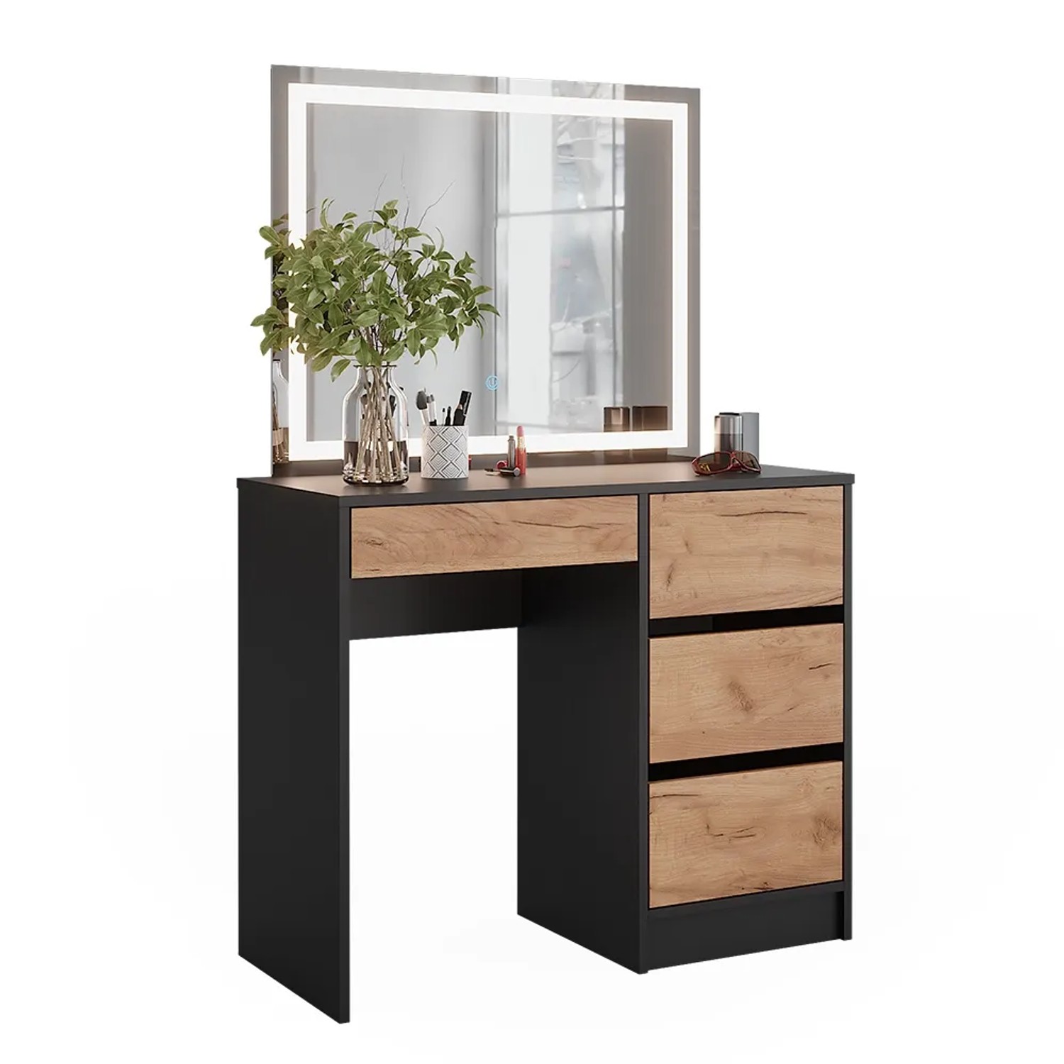 Elegantes Vicco Schminktisch Sherry Ebenbild