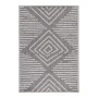 Ayyildiz Outdoor-Teppich Aruba grau mit geometrischem Muster, 140x200 cm.