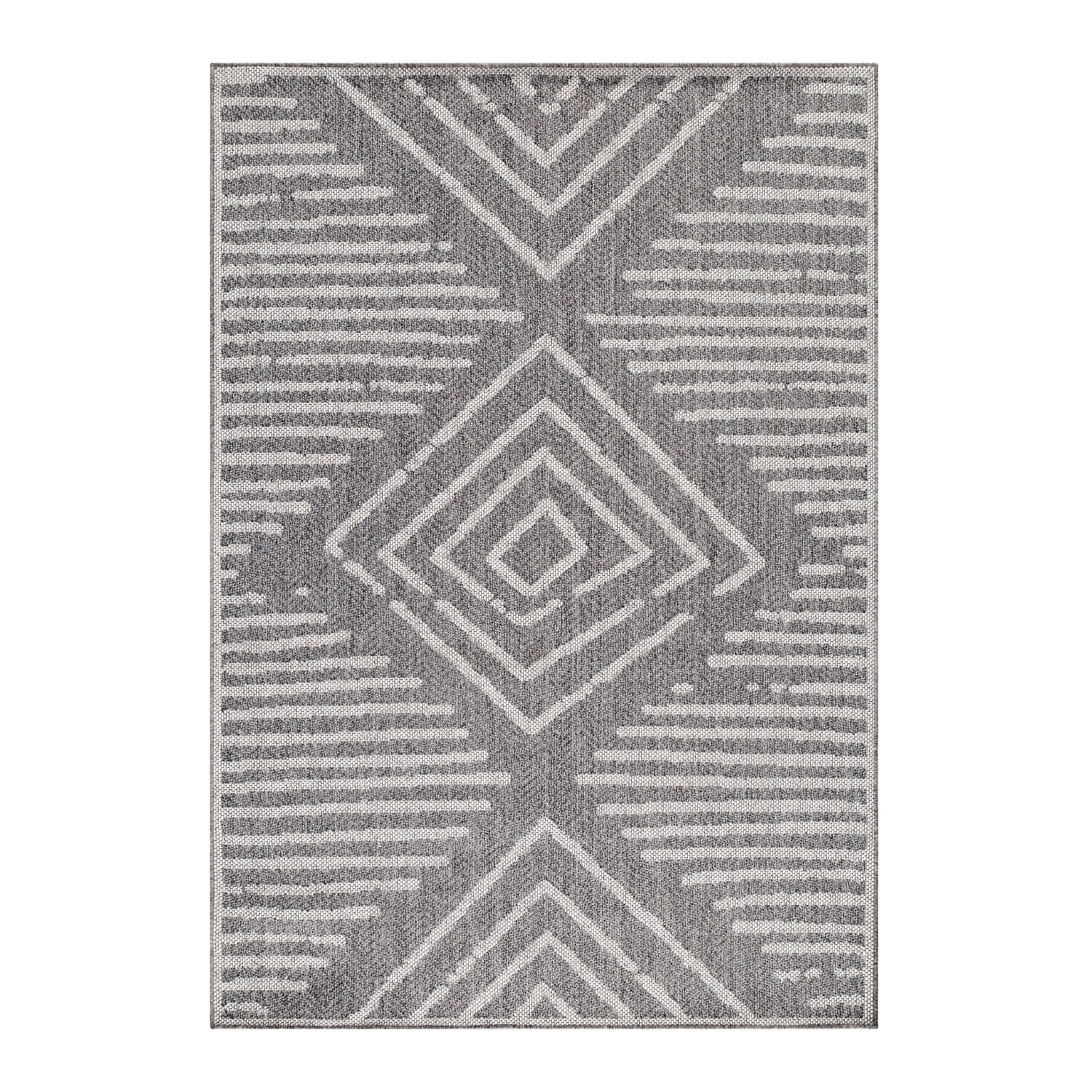 Ayyildiz In- und Outdoor-Teppich Aruba 4902 Grau 80 cm x 150 cm