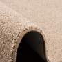 Detailansicht: Runder, naturfarbener Snapstyle Hochflor Teppich Mona, 100x100cm.