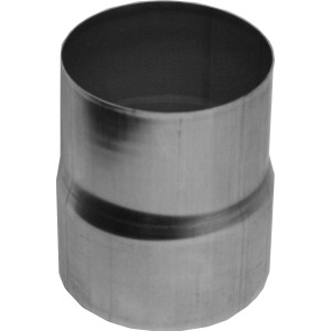 Marley Fallrohrmuffe DN 80 aus Zink zur Verbindung von Fallrohren.