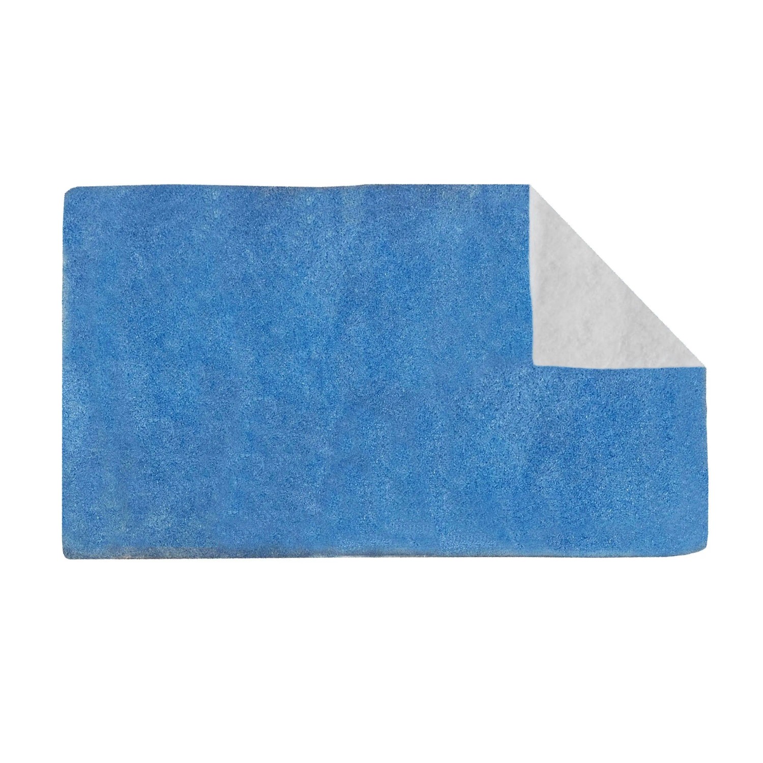 Relaxdays Dunstabzugshaubenfilter Polyester Weiß Blau Zuschneidbar 100 cm x 200 cm x 2 cm