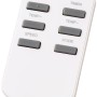 Fernbedienung für OBI Klimagerät KGM 7000-70 mit Tasten für Power, Timer, Temperatur, Geschwindigkeit und Modus.