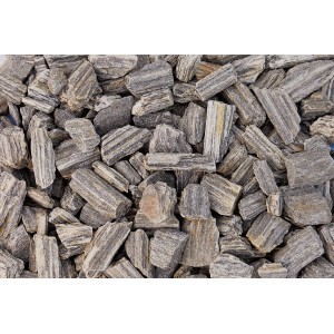 Gneisbruch Silber-Pappel 16-40mm, Zierkies, silbrig-grau, gestreift.