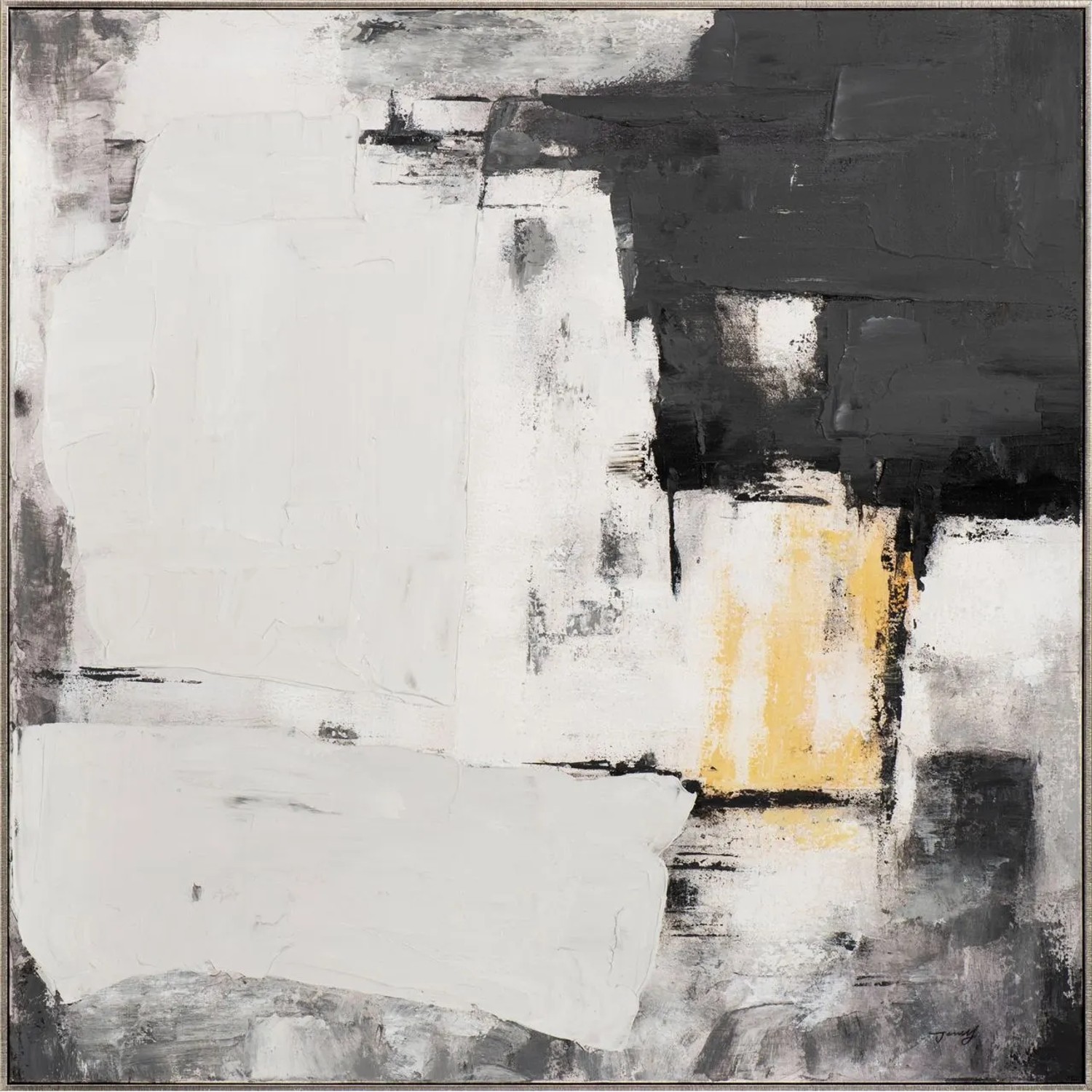 Art Universe Leinwandbild Salt & Pepper 100 x 100 cm