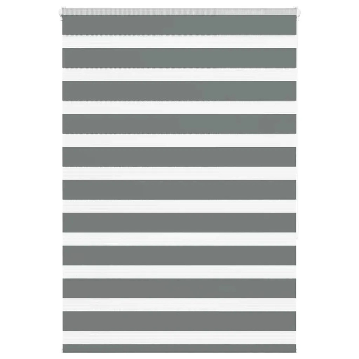 vidaXL Doppelrollo Dunkelgrau 100x150 cm Stoffbreite 95,9 cm Polyester 4014 günstig online kaufen