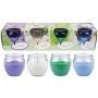 HS Candle Duftkerzen Selection, 4er Mix Floral: Lavendel, Jasmin, Aloe Vera, Cotton Fresh.