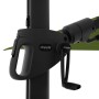 Detailaufnahme: Kurbelmechanik des Doppler Ampelschirm MyZone Kiwi zum einfachen Öffnen und Schließen.