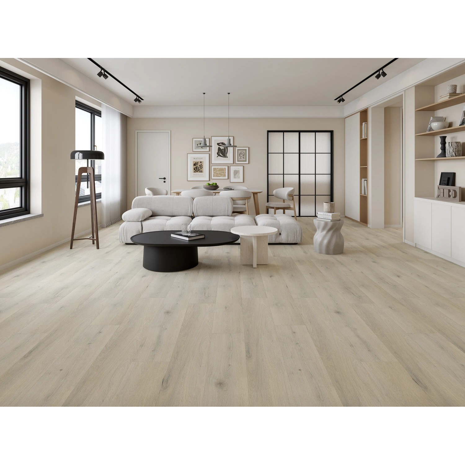Decoflooring ClickVinylboden Eiche Alesund mit integr. Kork