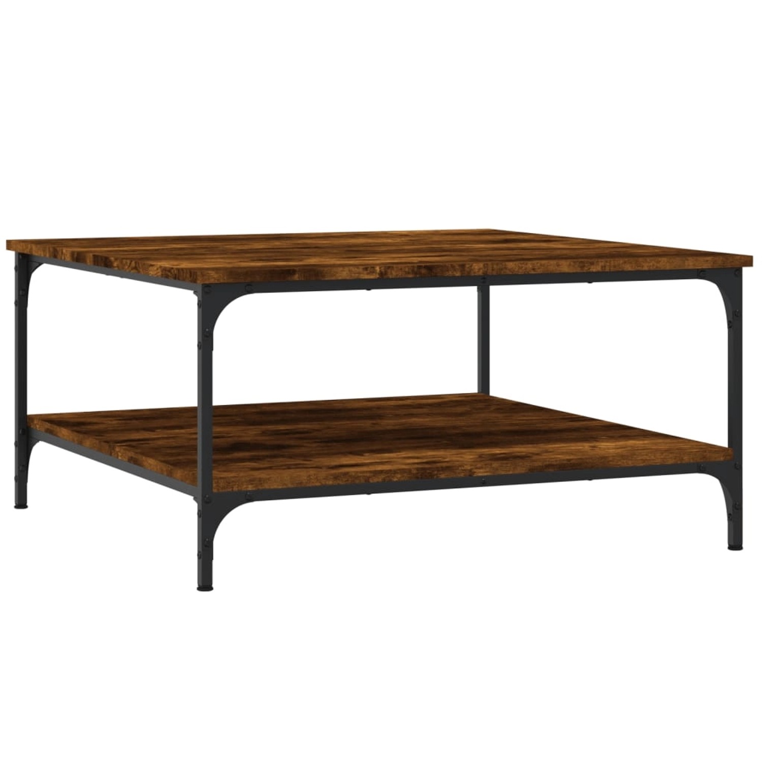 vidaXL Couchtisch Räuchereiche 80x80x40 cm Holzwerkstoff 832840 günstig online kaufen