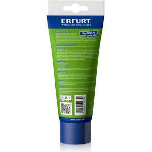 Tube Erfurt Rauhfaser-Spachtel, 330g, weiß. Zum Ausbessern von Rissen und Löchern in Rauhfaser-Tapeten.