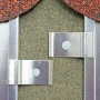 Aluminium Hafter zur Befestigung von Dachblechen, 10 Stück im Set.