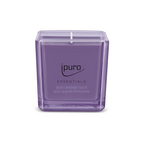 ipuro ESSENTIALS Duftkerze Lavender Touch, 125g, im Glas