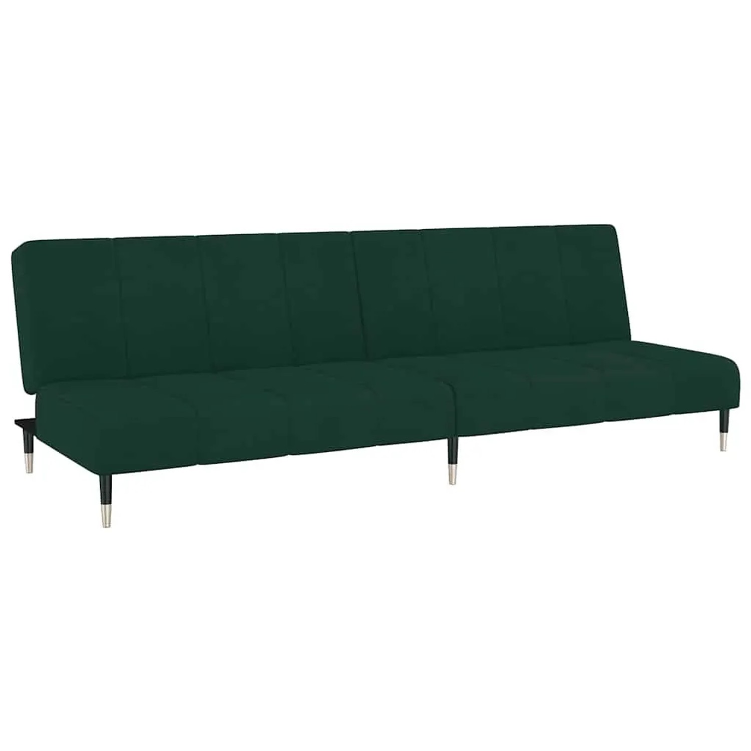 vidaXL Schlafsofa 2-Sitzer Dunkelgrün Samt 375876 günstig online kaufen