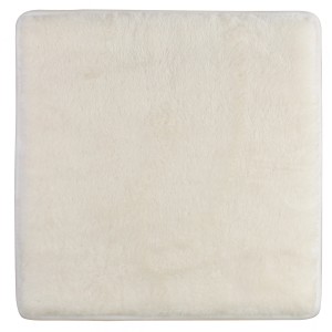 Cremeweißes Vesper Kratzbaum-Ersatzkissen mit Memory-Foam, 34,5x34,5 cm.