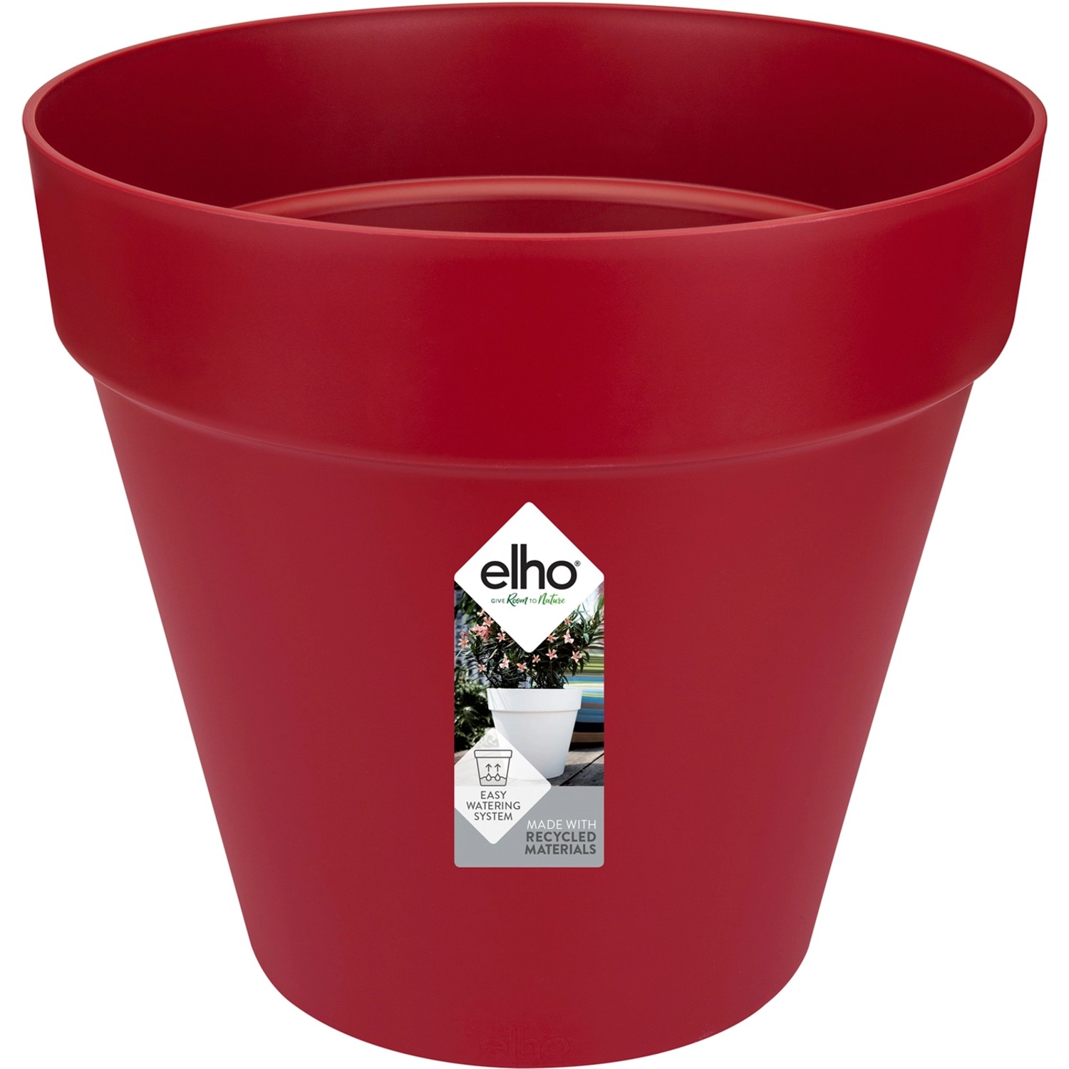 Elho Blumentopf Loft Ø 20 cm Cranberry Rot kaufen bei OBI