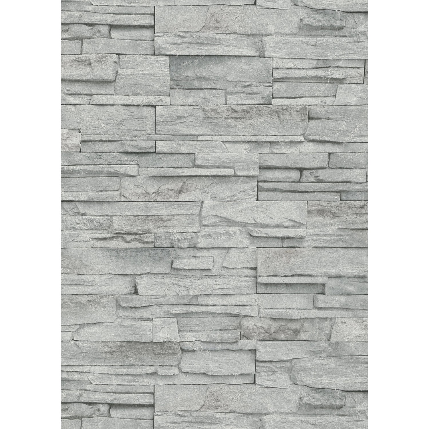 Erismann Vliestapete Stones Klein 10,05 m x 0,53 m Grau günstig online kaufen