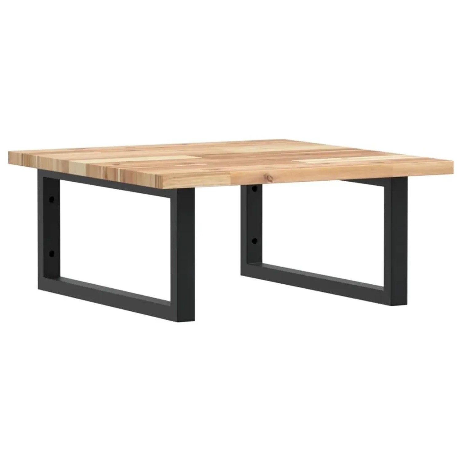 vidaXL Waschbeckenregal Wandmontage Stahl und Akazienholz 3302761 günstig online kaufen