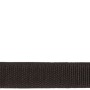 Schwarzes Conacord Hakenband aus Polyamid, 20 mm breit.