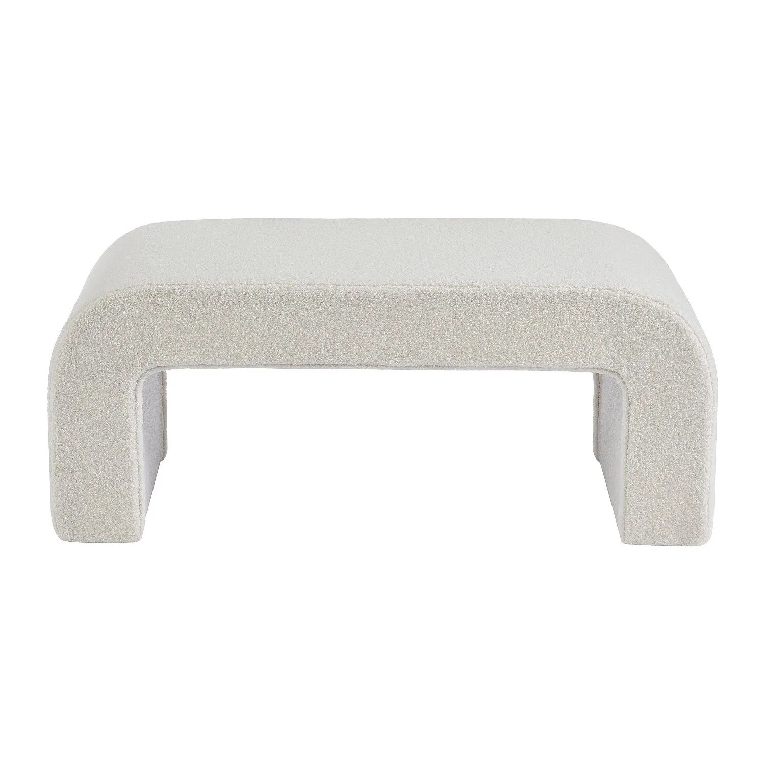 Vente-unique Sitzbank Calvelo Weiß 110 cm