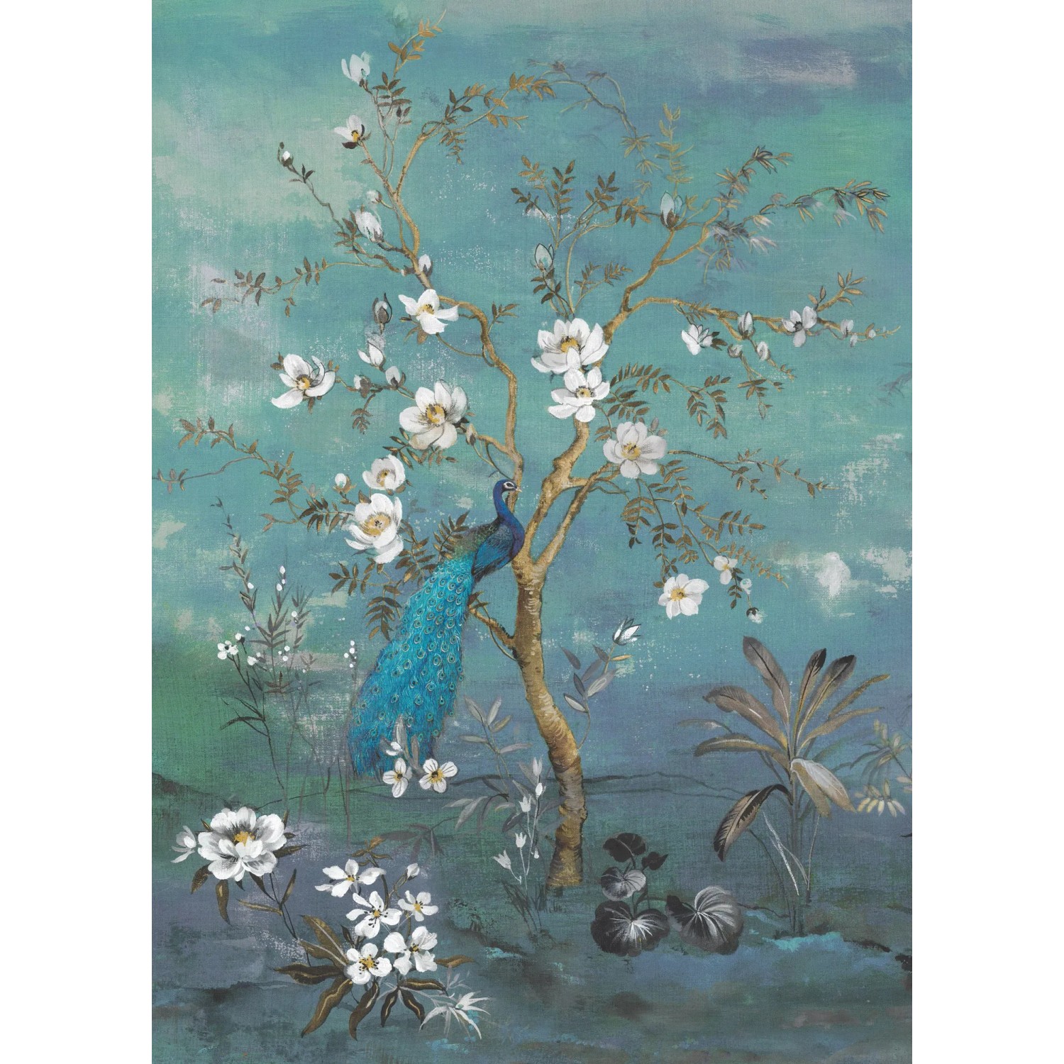Komar Fototapete Vliestapete Antheia, glatt, bedruckt, geblümt, floral, realistisch, 200 x 280 cm