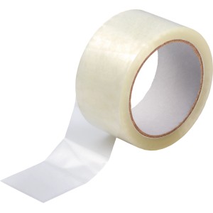 LUX Packband Transparent, 66m x 50mm, zum leisen und sicheren Verpacken von Kartons.