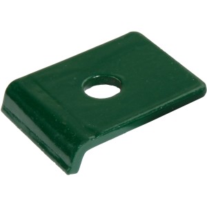 Floraworld Klemmplättchen, grün pulverbeschichtet, für Torpfosten Comfort & Premium