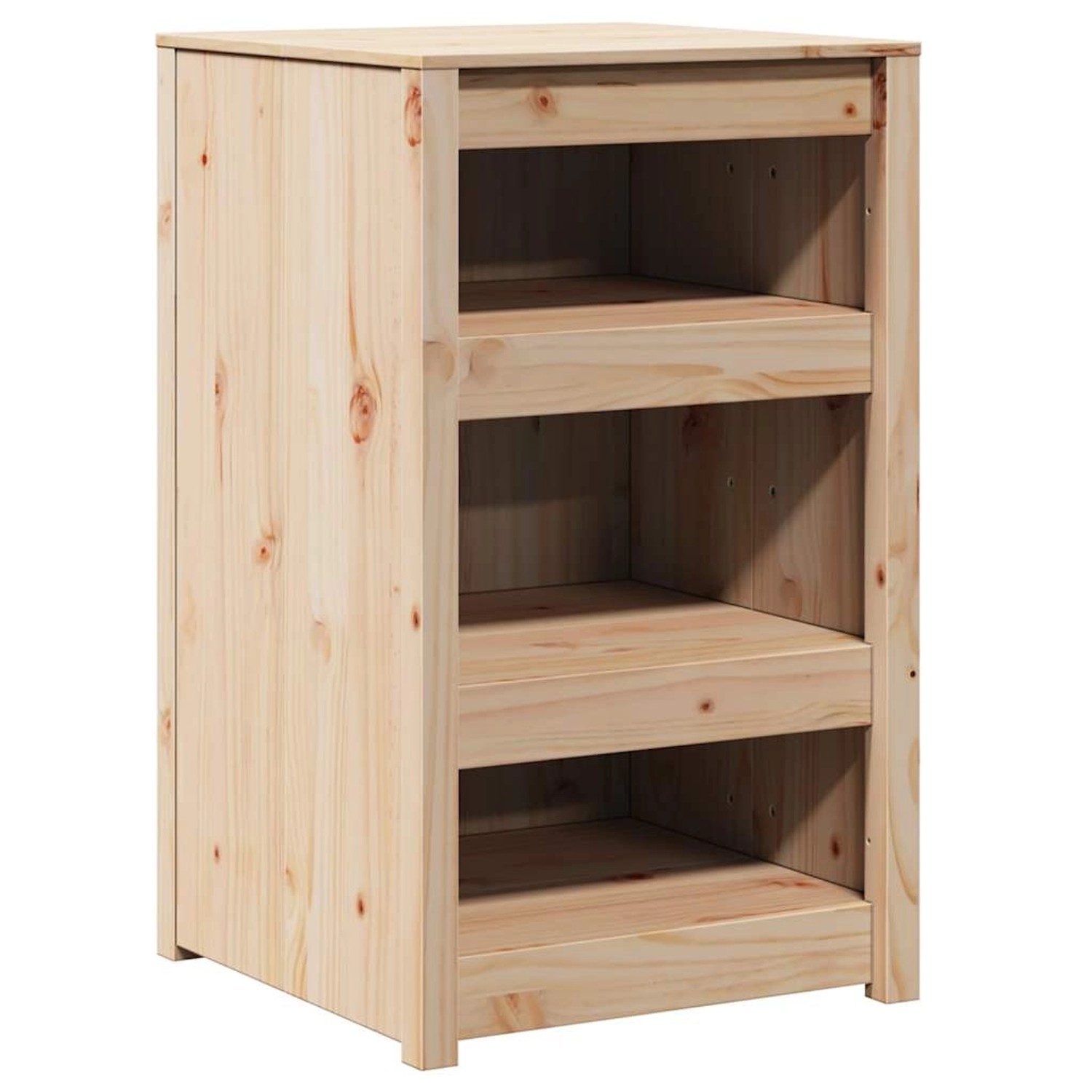 vidaXL Küchenschrank mit Regal Braun 55 x 55 x 92 cm Massivholz Kiefer 8681 günstig online kaufen