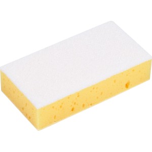 Kachelschwamm, gelb-weiß, mehrschichtig, für empfindliche Oberflächen geeignet.