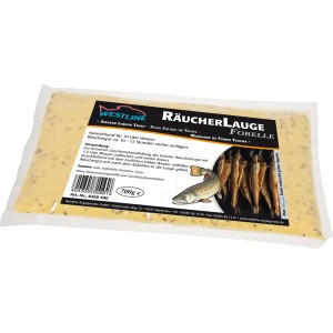 Westline Räucherlauge Forelle 700g, ideal zum Angeln und Räuchern von Fisch.