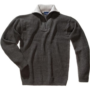 Scheibler Workwear Troyer Sylt 8362, dunkelgrau, Größe S. Arbeitskleidung mit Reißverschluss.