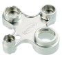 Neoperl Universal-Serviceschlüssel aus vernickeltem Metall, kreuzförmig, für Mischdüsen M18, M22, M24, M28.
